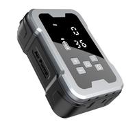Compresor de aire ligero para inflar presión de neumáticos de motocicleta con 80 W de potencia para fútbol, SUV, sedán, viajes, camping y uso diario, pantalla digital, inflador de presión de