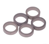 Compresor de aire para anillos de pistón, 5PCS 40MPA 30MPA de dos etapas, Anillo de sello de plástico de metal, Construcción para reparación, Piezas de compresor gris