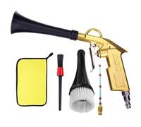 Compresor de Aire para Detallado de Coche | Herramienta Universal Ergonómica de Alta Presión - Kit de Soplado para Coche Detallado - para Equipos de Taller, Polvo, Cuero y Manchas de