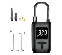 Compresor de aire para neumáticos de coche, adaptador eléctrico portátil, bomba de aire para neumáticos de coche, para moto, bicicleta, pelotas, juguetes, familia, hogar, vehículo, exterior garaje