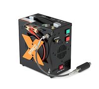 Compresor de Aire Pcp Compresor de Aire Portátil de Alta Presión Paintball/Scuba Cilindro Gasolinera Bomba de Aire Eléctrica sin Aceite/sin Ruido para Rifle de Aire/Pistola de Aire PCP