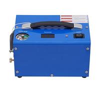 Compresor de aire PCP de 4500 psi, compresor de aire de alta presión, 30 MPa, bomba de compresor de aire de 250 W, negro, con transformador, parada manual, cuerpo ligero, sin aceite/agua 24 x 17 x 14