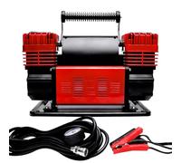 Compresor de Aire Portátil 8 Bar,Compresor Aire Coche 12V,7.3m Manguera de aire,3 boquillas multifuncionales,para Lnfla Rápidamente Neumáticos Grandes de Coches, SUV y Camiones