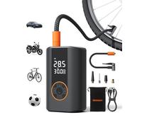 Compresor de Aire Portátil de 10,3 Bar,Mini Compresor Aire Coche,Bomba de Aire con Batería ,Compresor Electrónico Portátil para Bicicleta,Moto y Auto,Hinchador Ruedas Coche con Luz LED, Carga USB-C