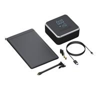 Compresor de aire portátil, inflador eléctrico inalámbrico, bomba recargable inalámbrica, negro, herramienta de presión automática para motocicleta, neumáticos de automóvil, uso de viaje