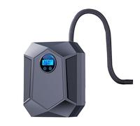 Compresor de aire portátil | Pantalla digital con apagado automático - Inflador de neumáticos portátil para coche | Ideal para viajes en familia, garaje o baloncesto