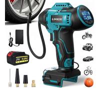 Compresor de aire portátil para bomba de aire portátil Ma-Kita de 18 V, batería de 160 PSI, compresor portátil inalámbrico con bomba de aire de batería de 21 V con medidor de presión digital para