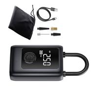 Compresor de aire recargable, fácil de transportar, pantalla digital, inflador de neumáticos, fácil de transportar para coches, motocicletas y bicicletas, bombas de aire de coche