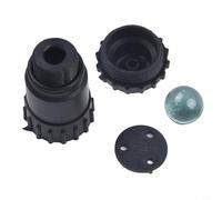 Compresor de aire respirador de aceite, rosca macho de 15,5 mm con agujero interior de 9 mm, plástico negro duradero para mantenimiento de talleres