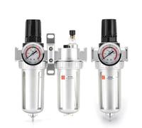Compresor de aire SFC400 1/2 SFC300 SFC200 1/4, filtro, regulador, separador de aceite y agua, válvula reguladora, piezas neumáticas(SFC w PC10,400)