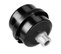 Compresor de aire, silenciador, filtro de aire, compresor de 16 mm, rosca para compresor de aire sin aceite, filtro de admisión, silenciador, accesorios de compresor de metal