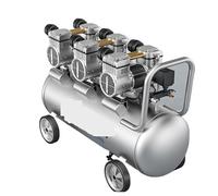 Compresor de aire silencioso Bomba de aire industrial silenciosa sin aceite 220v 3300W del grado del compresor de aire(30L)