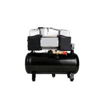 Compresor de aire silencioso Carro de bomba de aire for coche, bomba de neumáticos eléctrica de alta presión, multifunción, portátil, 12v, compresor de aire silencioso sin aceite for coche(Package4)