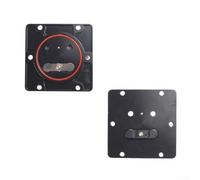 Compresor de aire silencioso de aceite con válvula de tornillo y placa de acero de hierro que respira presión, válvula de seguridad de 200 psi, drenaje de agua y alivio ajustable para (juego de 1390 W