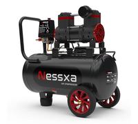 Compresor de aire ultra silencioso de 8 galones, 1.5HP 4.52 CFM, tanque de compresor de aire sin aceite máximo de 115 PSI, compresor de aire de 110 V/60 Hz, 70 dB para reparación de automóviles,