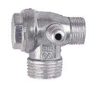 Compresor de aire unidireccional de 3 puertos para conectar accesorios de tubería, comprobación de válvulas neumáticas centrales, herramienta de repuesto de rosca, compresor de aire, accesorios