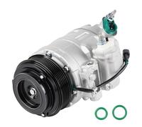 Compresor de CA con embrague de A/C compatible con Ford Explorer 3.5L 2011-2014 (compresor de válvula de control manual), utilidad de interceptor de policía 3.7L 2013-2015, CO 9777C