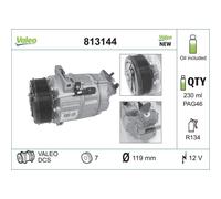 Compresor De Clima 12 V R 134a Ø 119 Mm VALEO Para Entre Otros RENAULT ESPACE