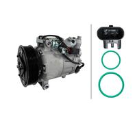 Compresor de Climatización 12 V Ø 115 mm HELLA para u.a. Mercedes-Benz A-Klasse
