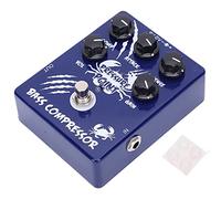 Compresor de Graves con Bypass Real, Pedal de Aleación de Aluminio para | Rendimiento sonoro mejorado, carcasa robusta de aleación, controles de ataque y release, versátil para guitarra y otros