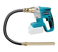Compresor de hormigón con batería Makita de 18 V (sin batería), sin escobillas, con manguera de 1 m, 3500 rpm, para mezclar y compactar hormigón de construcción