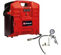 Einhell Compresor de maletín con batería TE-AC 36/8 Li OF Set-Solo Power X-Change (36 V, máx. 8 bar, sin aceite, potencia de aspiración 130 l/min, incl. set adaptador de 3 pz., sin batería)
