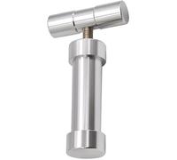 Compresor de polen en forma de T, mango resistente y duradero en forma de T, compresor de aluminio de metal de alta calidad, utilizado para exprimir hierbas, especias, heno, ajo, pimienta, sal, polen