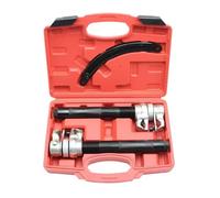 Compresor de resorte automotriz, juego de compresor de resorte para camiones | Ayuda de montaje con bloqueo seguro para válvulas, componentes de dirección y piezas del motor