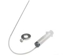 Compresor de resorte de horquilla de motocicleta de aluminio para funciones de inyección y desinflado de aceite de servicio de horquilla invertida en una herramienta (B)