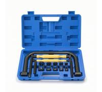 Compresor de Resortes de Válvula Herramienta Automotriz Kit Extractor Interno con Tornillo Rosca Armazón Metálico en, 12 Piezas, style to 1