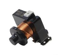 Compresor de tres refrigeradores para relé para refrigeradores de 1/5, 1/6, 1/3, 1/2HP, arrancador de plástico negro compacto de 24 x 30 x 32 mm (1/2 HP 375 W)