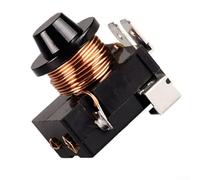 Compresor de tres refrigeradores para relé para refrigeradores de 1/5, 1/6, 1/3, 1/2HP, arrancador de plástico negro compacto de 24 x 30 x 32 mm (1/5 HP 150 W)