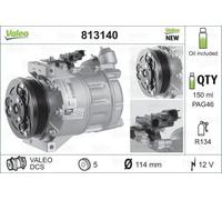 Compresor del aire acondicionado R 134 a PAG 46 813140 VALEO para VOLVO FORD