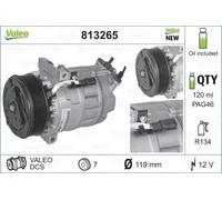 Compresor del aire acondicionado R 134 a PAG 46 813265 VALEO para RENAULT NISSAN