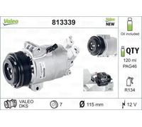 Compresor del aire acondicionado R 134 a PAG 46 813339 VALEO para RENAULT