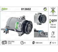 Compresor del aire acondicionado R 134 a PAG 46 813602 VALEO para OPEL ASTRA H