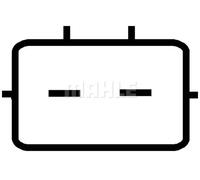 Compresor del aire acondicionado R 134 a PAG 46 ACP 61 000S MAHLE para VW SEAT