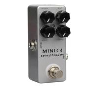 Compresor eficiente y silencioso para bajo de guitarra eléctrica con carcasa de metal y pedal de efecto de guitarra ajustable