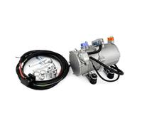 Compresor eléctrico Integrado de 12 V y 24 V Compatible con compresor de Aire Acondicionado automático Compatible con camión, Caravana, Tractor, vehículo con Aire Acondicionado