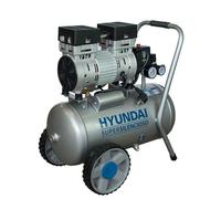 Hyundai HYAC24-1S Compresor silencioso, SIN MANTENIMIENTO NO NECESITA ACEITE, plateado