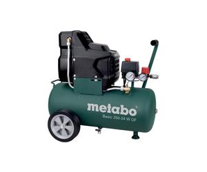 Compresor - METABO - Basic 250-24 W OF - Acoplamiento rápido universal - Mango engomado