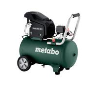 Metabo Mega 700-90 D 601524000 - Compresor (con 3 acoplamientos universales, protección contra sobrecarga, compresor de pistón de 2 cilindros lubricado con aceite, accesorios de taller)
