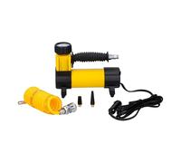 Compresor Metálico 12V para Coche Dunlop con Manguera de Aire y 3 Boquillas Incluidas