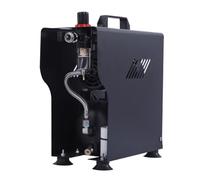 Compresor profesional de aerógrafo, sin aceite, tanque de 4 litros, regulador y trampa de humedad, flujo de aire 48 l/min para pintura de pasatiempos y maquillaje
