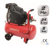 Compresor Yamato C2/24L-N Carretilla Lubricado Lt 24 Hp 2 Lt 24 - Hp 2