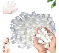 Compressed Towel Tablets - 142% Pure Cotton, Mini Towel Tablets, Civilizek Unanimousagree Compressed, Reticulation Process, Gentlely for Travel (500pcs)