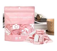 Compressed Towel Tablets - 24x30cm Portable Soft Absorbent 30 Pieces | Washcloths Tablets Compressed Face Towels | Absorbent Tissue For Camping Bathroom Beach Hotel Gym Spa Center Makeup Shower