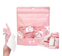 Compressed Towels - Viscose | Portable Candy-Wrapped Cotton Face Towels | Travel Hiking Sports Beauty Salon Office Home Cleansing Wipes In Compact Pack