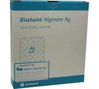 Compresses 10 x 10 cm Silver BIATAIN Alginate AG 10 St by Coloplast GmbH