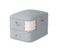 Compression Organizer for Efficient Packing, Vacuum Storage Bags with Zippered 2-Layer Design, Space Saver Clothing Tote for Edredones, Pillows, Bedding, and Mattresses in Home, Dorm
